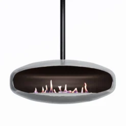 UFO-80 Mega Steel - Ceiling-mounted Fireplace -Dimplex Shop ufo80 steel front flame 51037