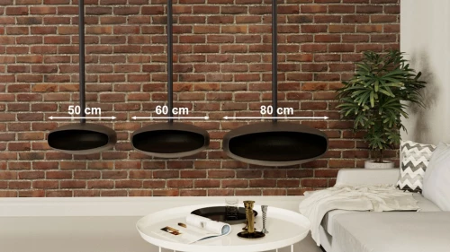 UFO-80 Mega New York - Ceiling-mounted Fireplace 9 UFO-80 Mega New York - Ceiling-mounted Fireplace - Image 7