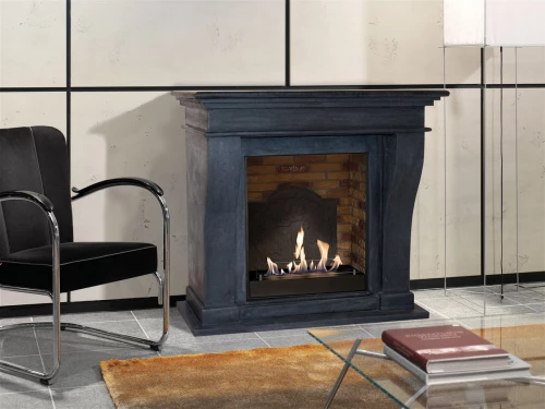 Kreta Bio Fireplace - Black Natural Stone 9 Kreta Bio Fireplace - Black Natural Stone - Image 7