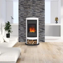 Dimplex Verdi Hybrid Fireplace In White -Dimplex Shop verdi optimyst water vapour fireplace 48135