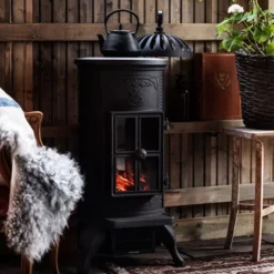 Carl Electric Fireplace -Dimplex Shop westbo of sweden carl electric with tea pot 54095