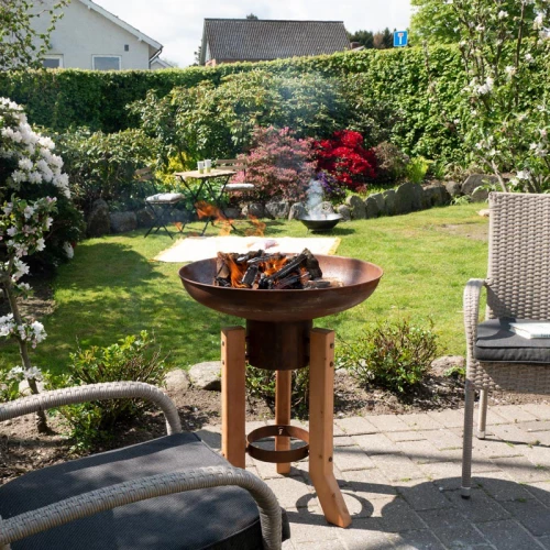 Woody Firepit In Corten Steel 6 Woody Firepit In Corten Steel - Image 4