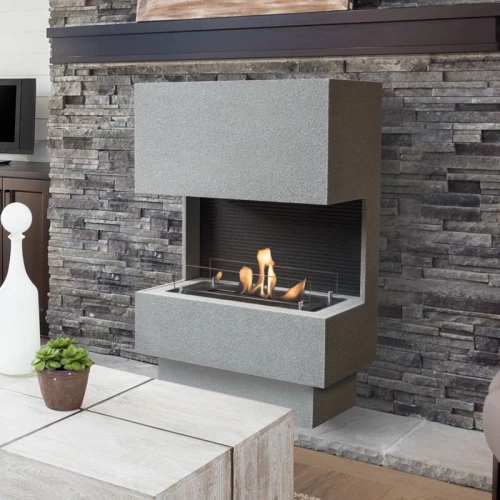 Nuoro Free Standing Fireplace 4 Nuoro Free Standing Fireplace - Image 2